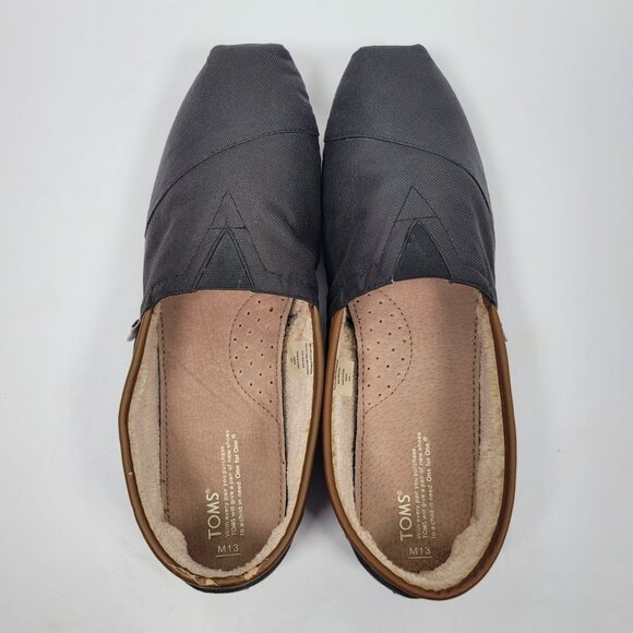 Toms Alpargata Men's Black Slip-On Shoes US Size 13 NWOT - Picture 5 of 8